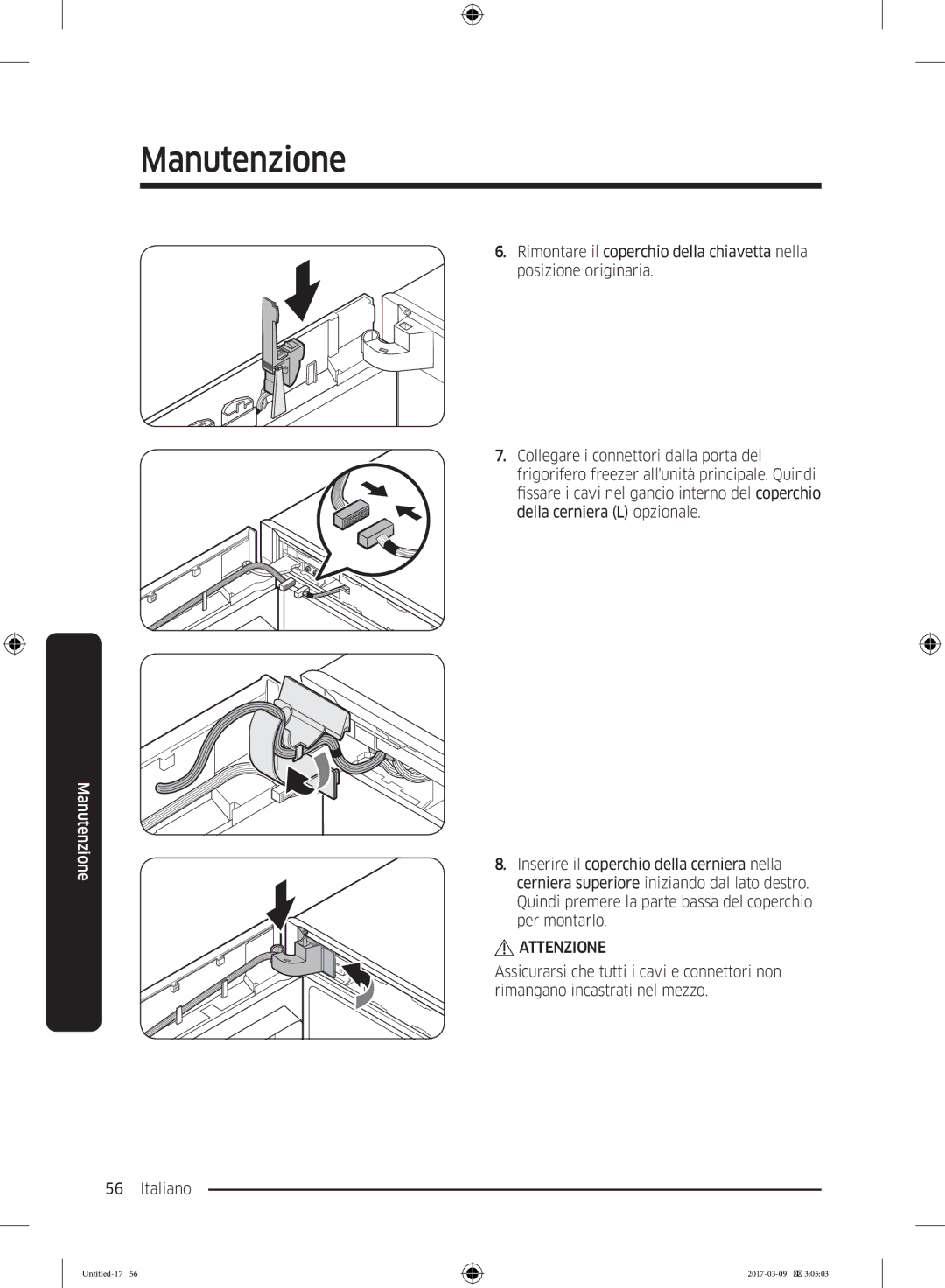 Samsung RZ32M7135S9/ES, RZ32M71207F/ML manual Attenzione 