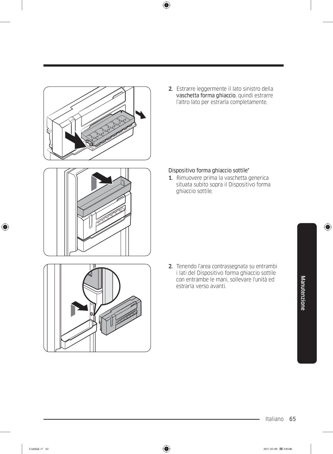 Samsung RZ32M71207F/ML, RZ32M7135S9/ES manual Manutenzione 