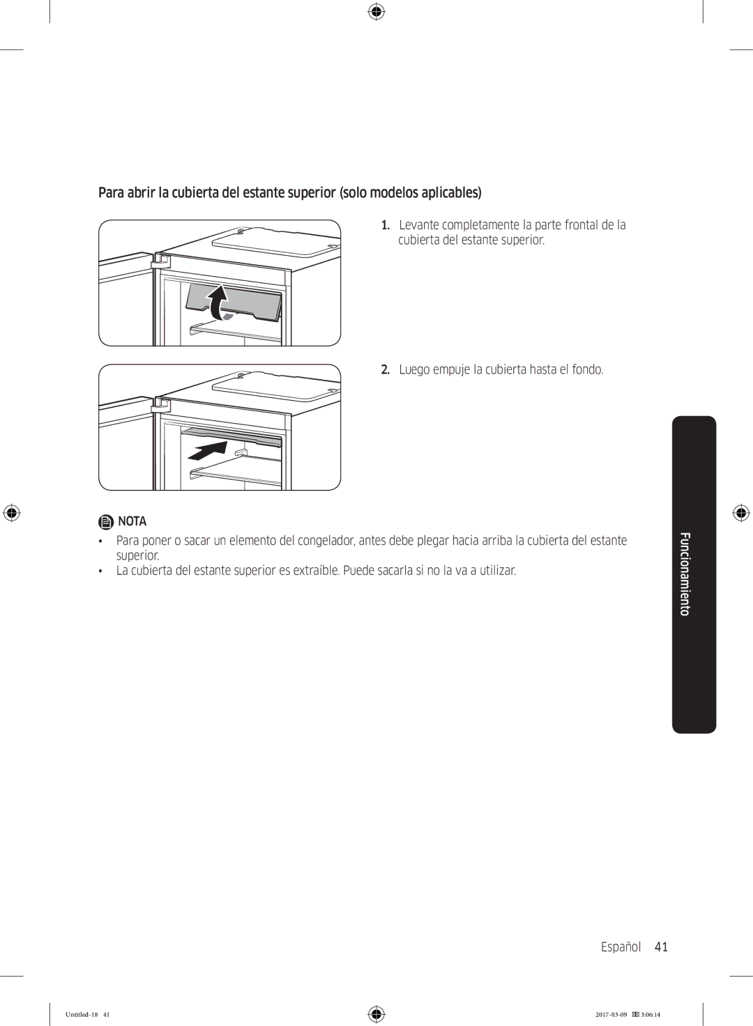 Samsung RZ32M71207F/ML, RZ32M7135S9/ES manual Nota 