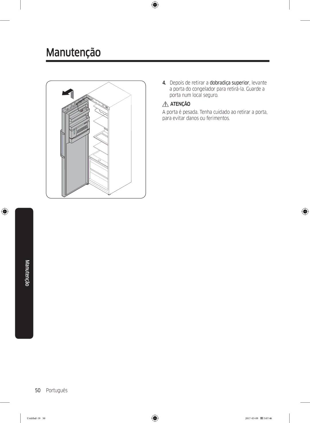 Samsung RZ32M7135S9/ES, RZ32M71207F/ML manual Manutenção 