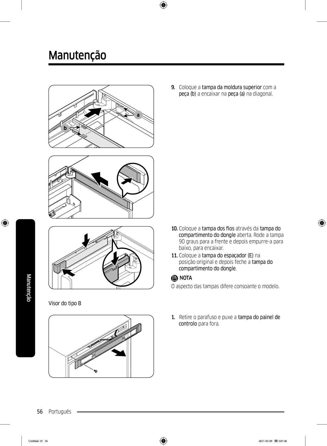 Samsung RZ32M7135S9/ES, RZ32M71207F/ML manual Nota 