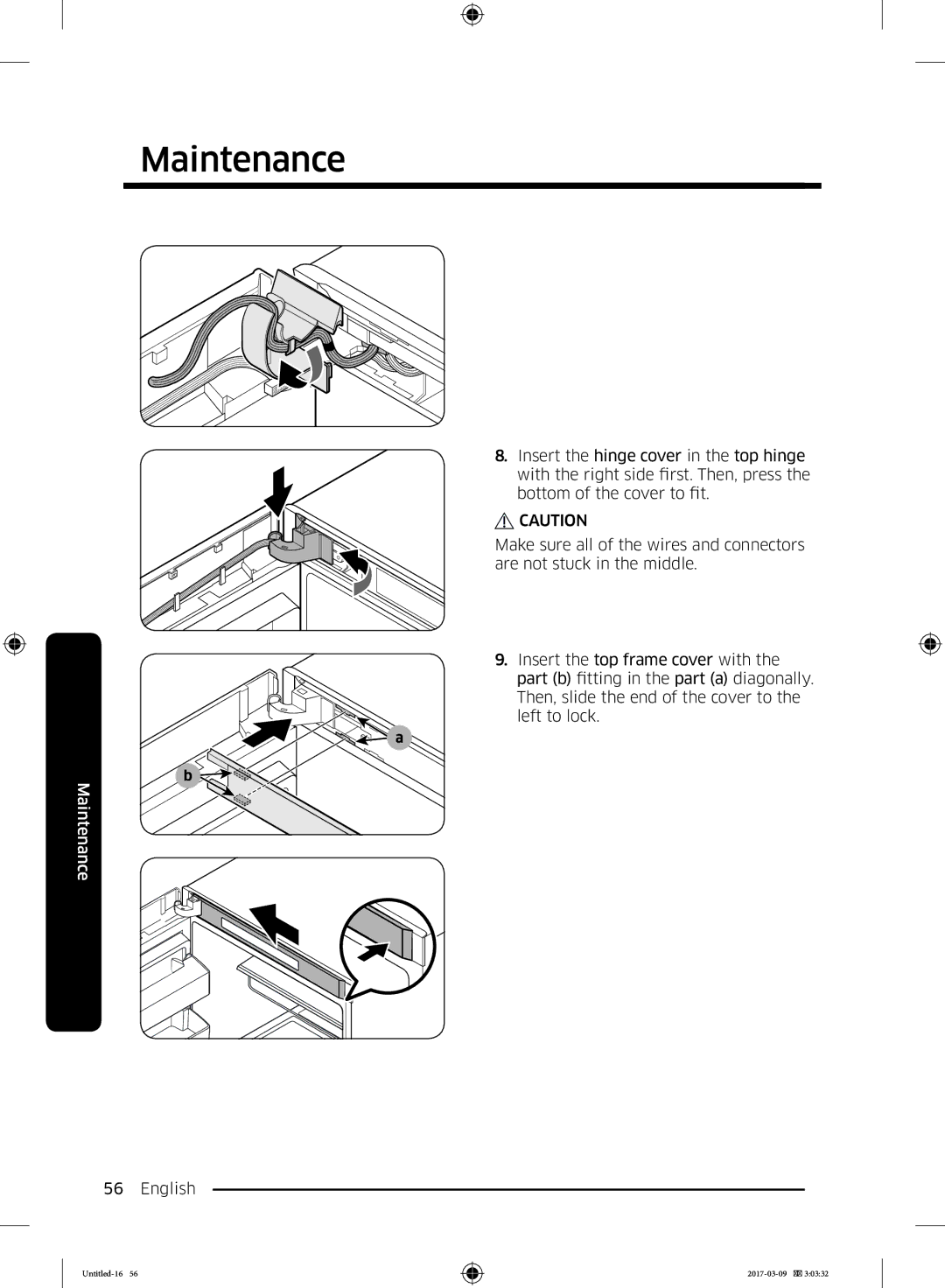 Samsung RZ32M7135S9/ES, RZ32M71207F/ML manual Maintenance 