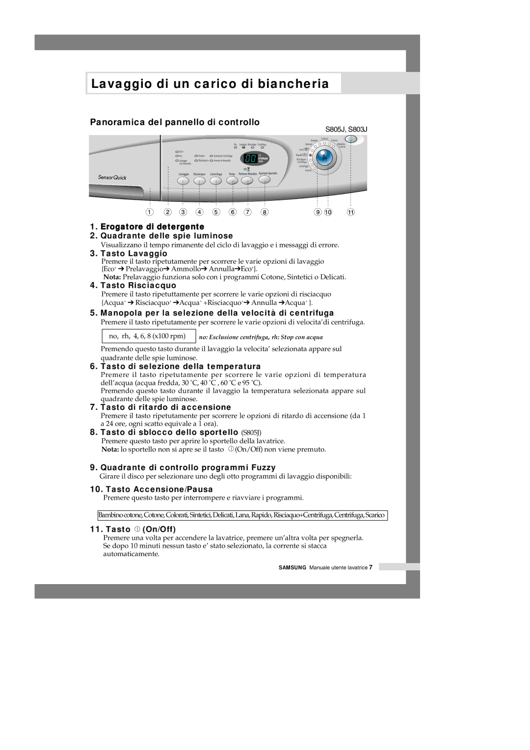 Samsung S803JGW/XET, S1005JGW/XET manual S805J, S803J 