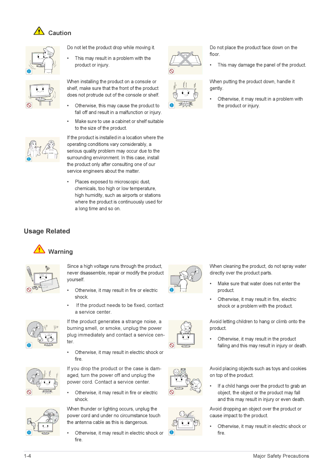 Samsung S19A10N user manual Usage Related 