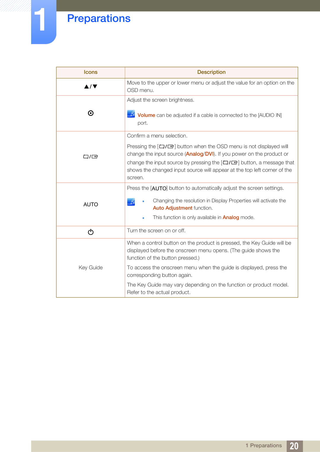 Samsung S19B420M, S19B420BW, S24B420BW, S22B420BW user manual Auto 