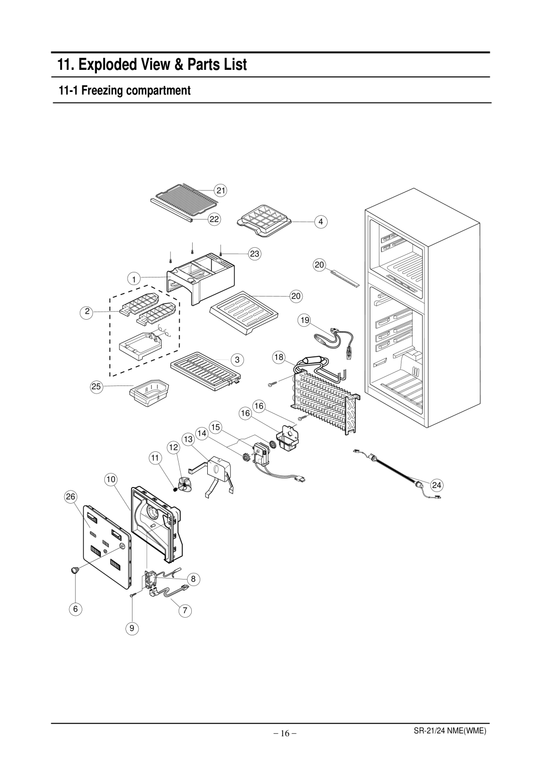 Samsung S24ENPSWHN/ITM, S21ENPSWHN/ITM, S24ENPSWQN/BUL manual Exploded View & Parts List 