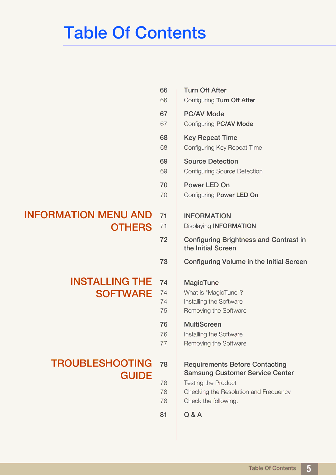 Samsung S27C570H, S23C570H user manual Information 