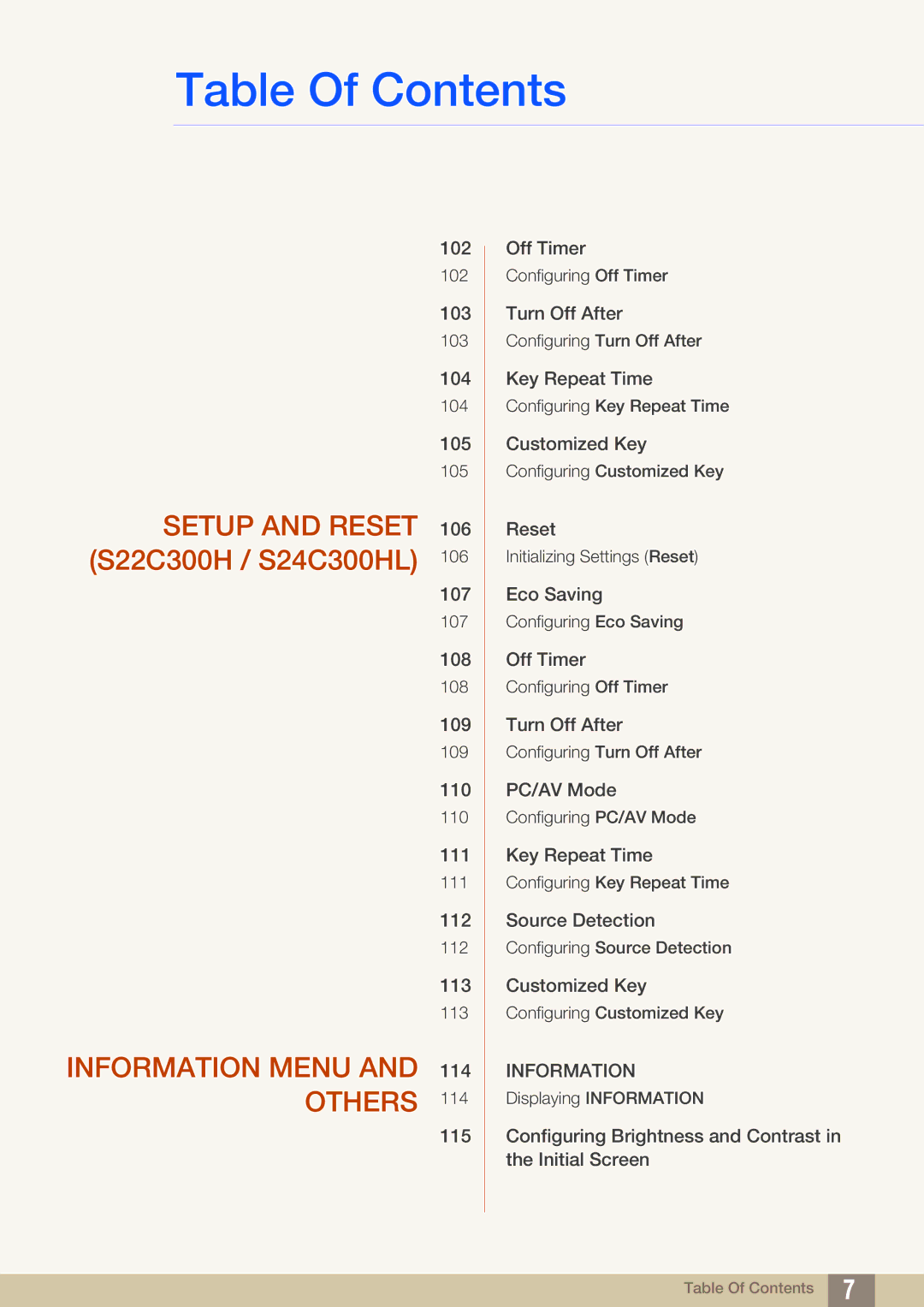 Samsung S22C300H, S24C300HL user manual Information 