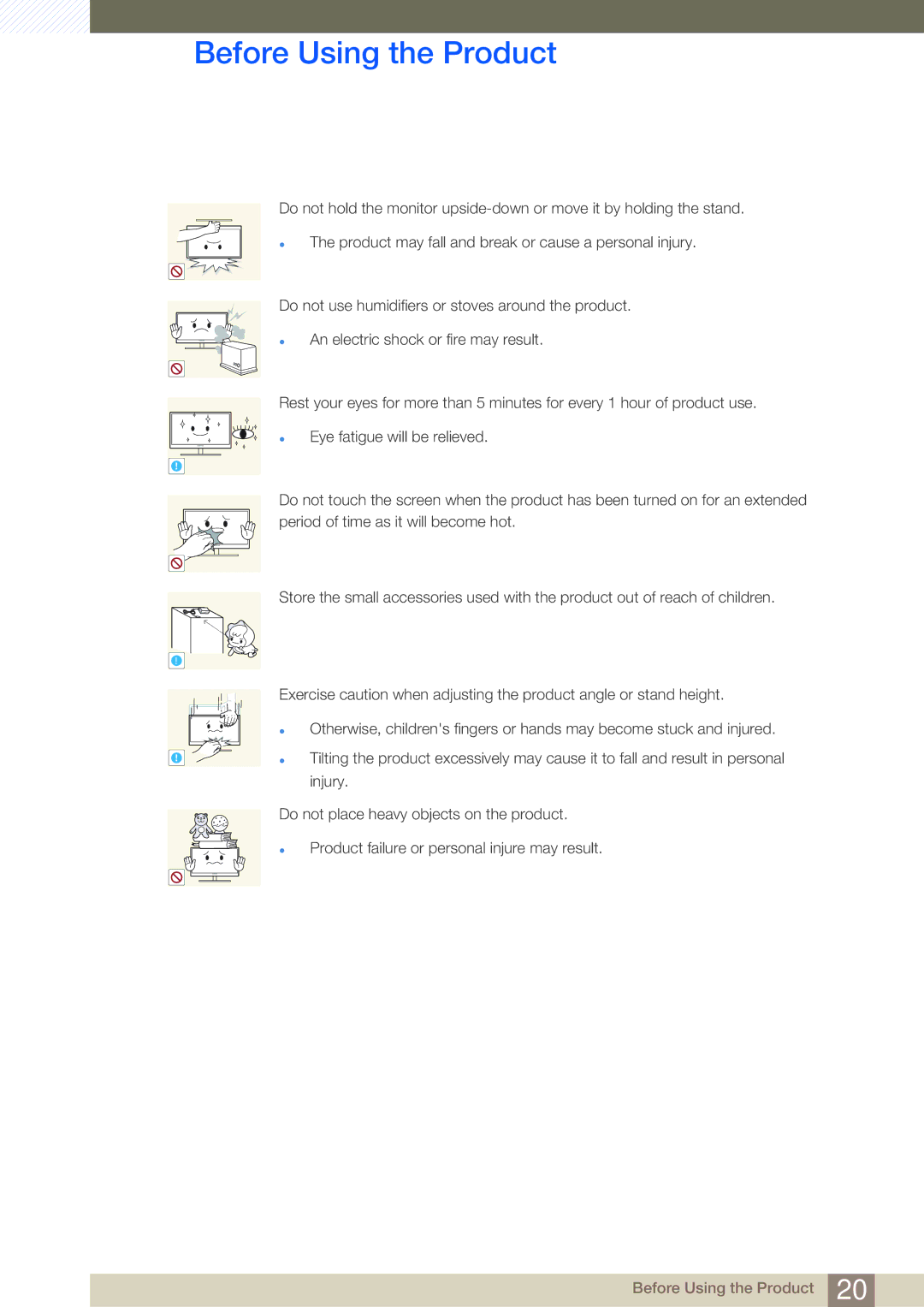 Samsung S24C300HL, S22C300H user manual Before Using the Product 