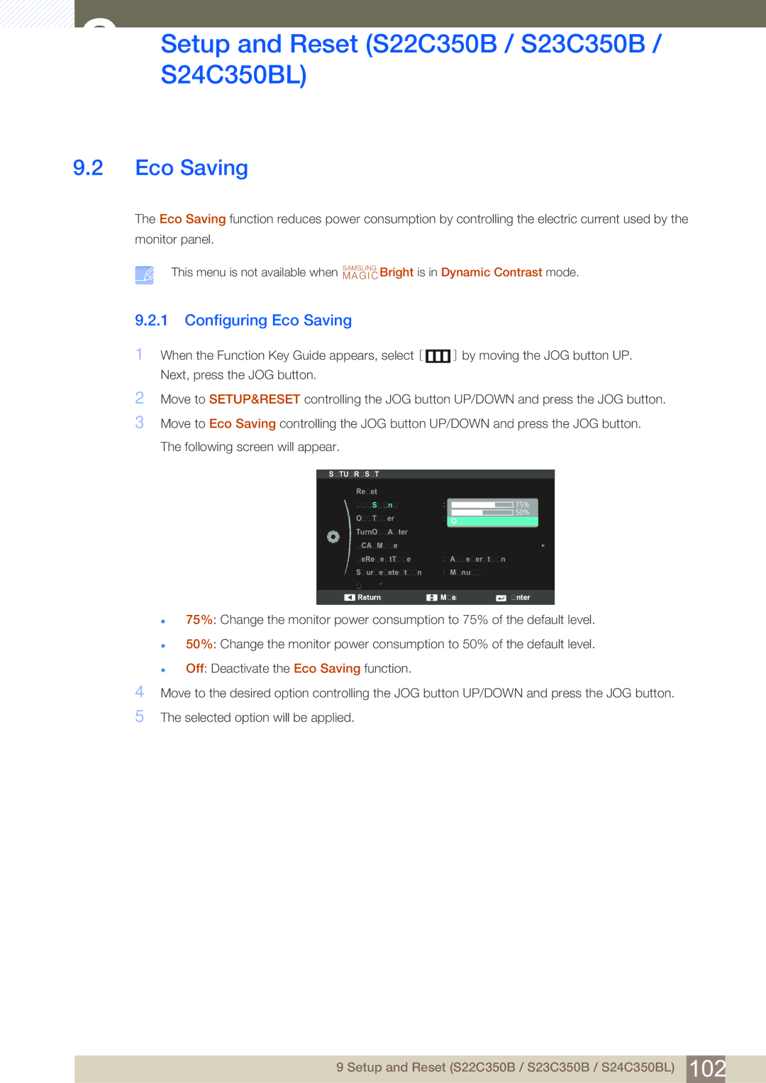 Samsung S24C350HL, S22C350H user manual Return Move Enter 