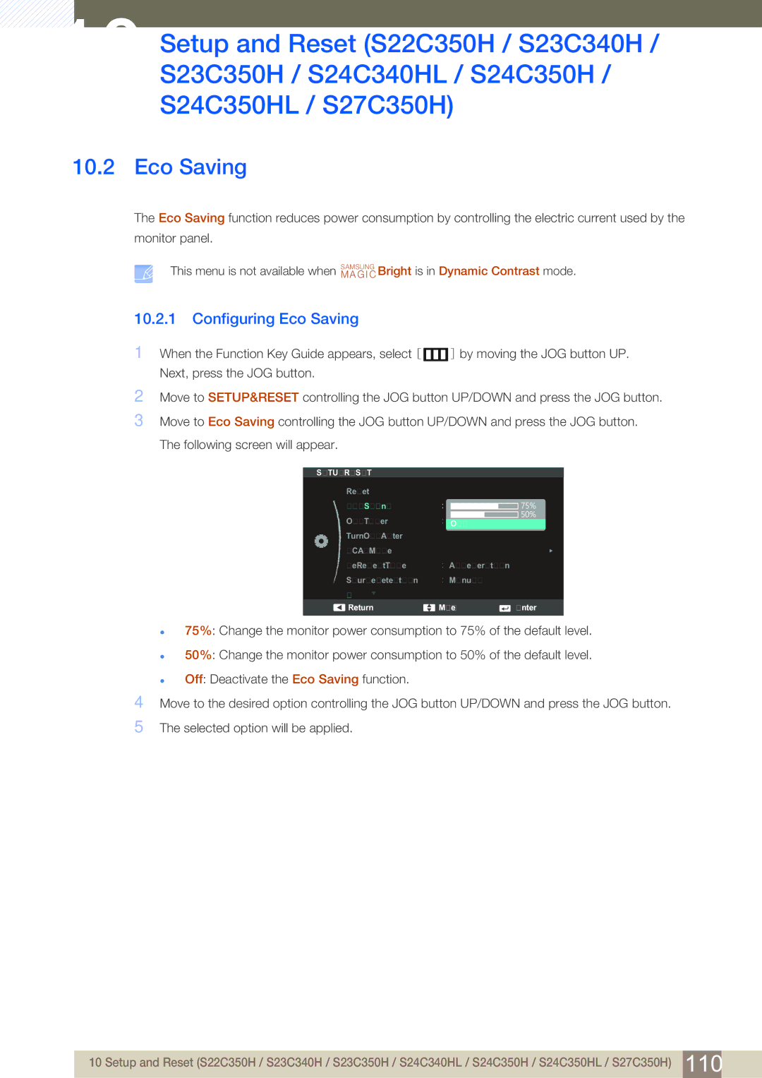 Samsung S24C350HL, S22C350H user manual Turn Off After PC/AV Mode Key Repeat Time 