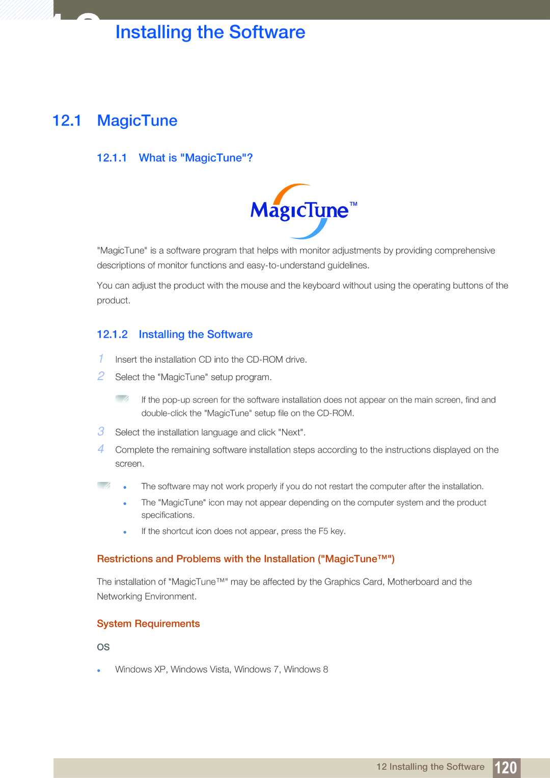 Samsung S24C350HL, S22C350H user manual Installing the Software, What is MagicTune? 