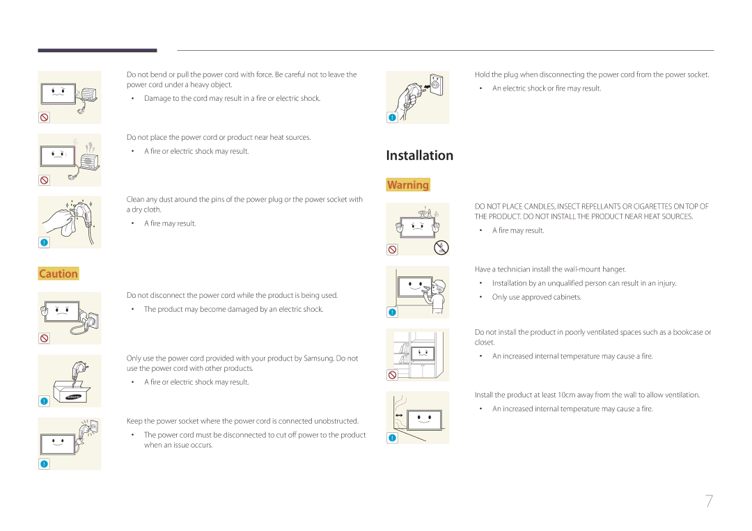 Samsung S24C770T user manual Installation 