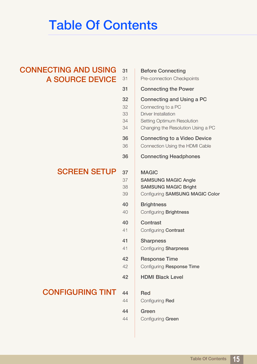 Samsung S23A750D, S27A750D user manual Magic 