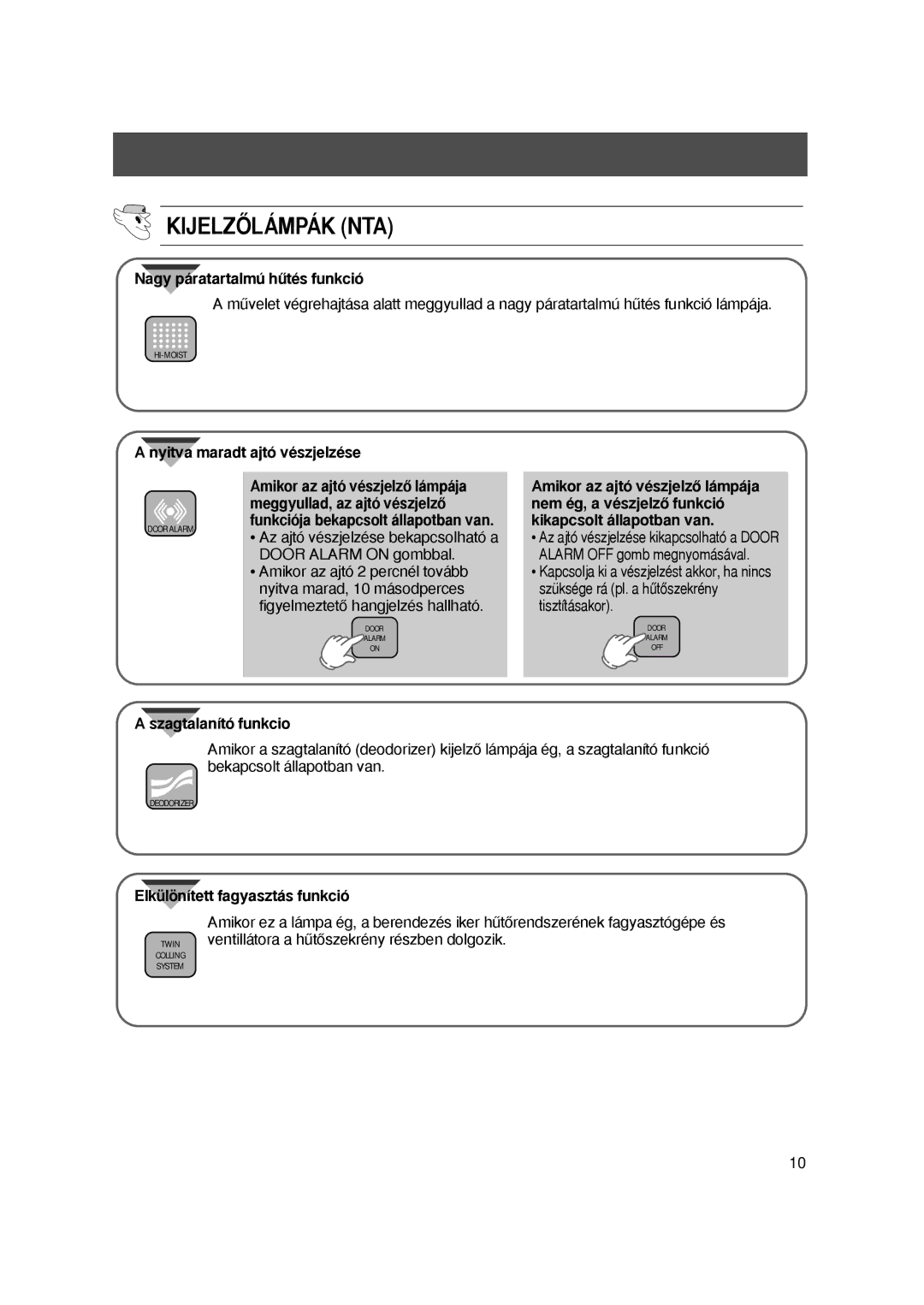 Samsung S24AHESWQN/XEH, S27EHESWQN/SPL manual KIJELZOòLAMPAK NTA 