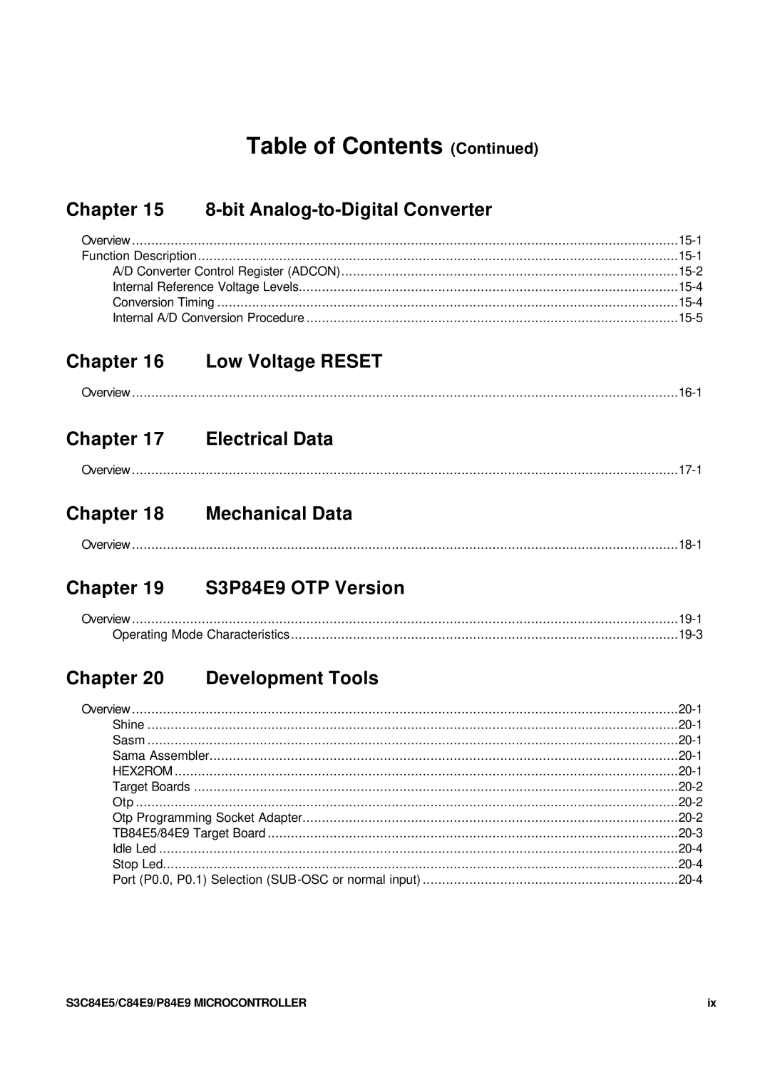 Samsung S3C84E5 user manual HEX2ROM 