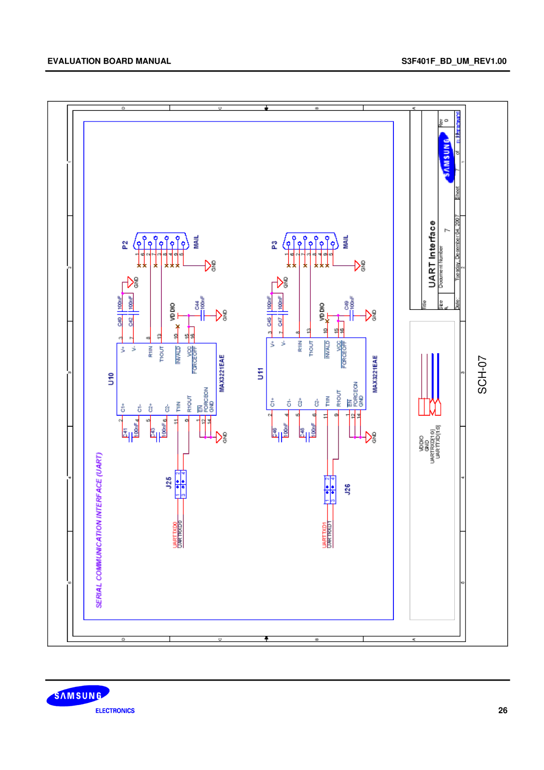 Samsung S3F401F manual SCH-07 