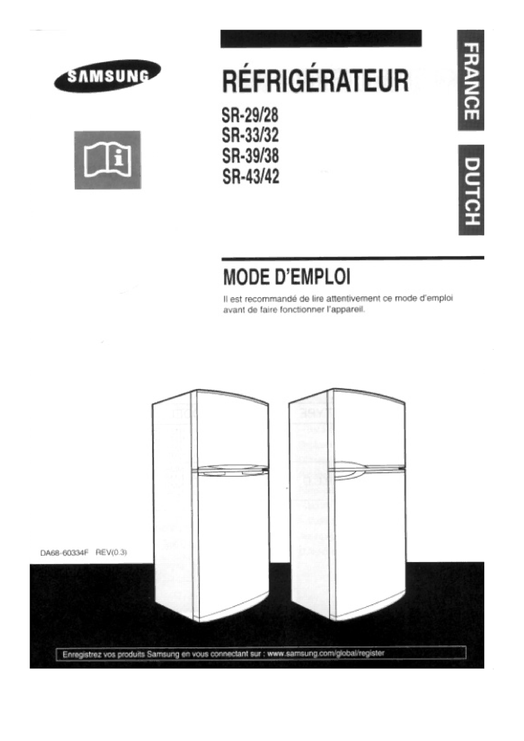 Samsung S42BMCSWHN/CAF, S42BMCSWHL/CAH, S38BMCSWQN/CAF, S42BMCSWQL/CAF, S42BMCSWQN/CAF, S42BMCSWHL/CAF manual 