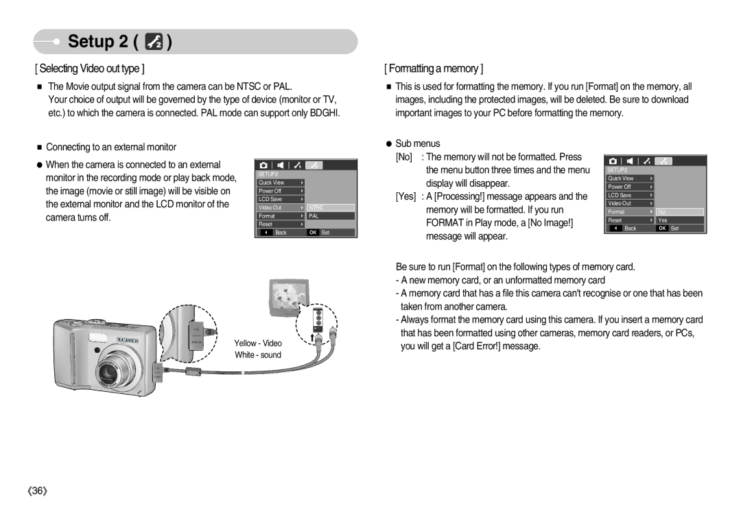 Samsung S730 manual Selecting Video out type 