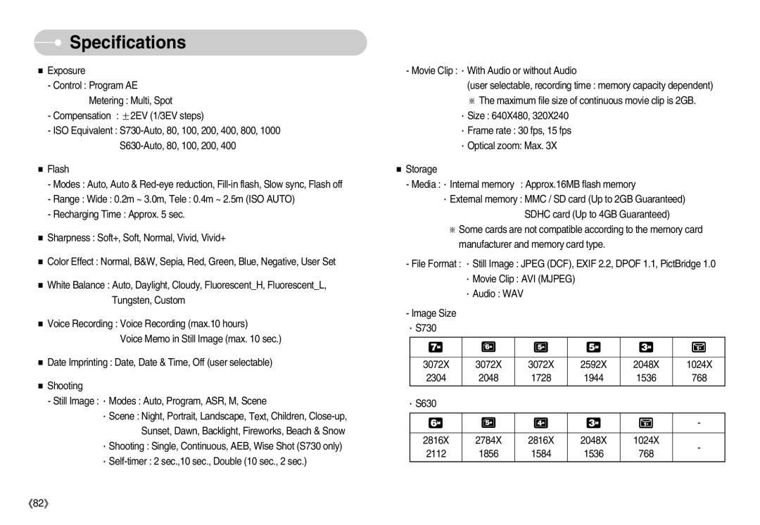 Samsung S730 manual 《82》 