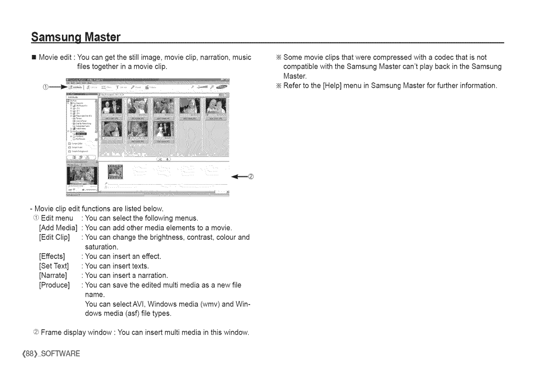 Samsung S760 manual Sarnsung Master 