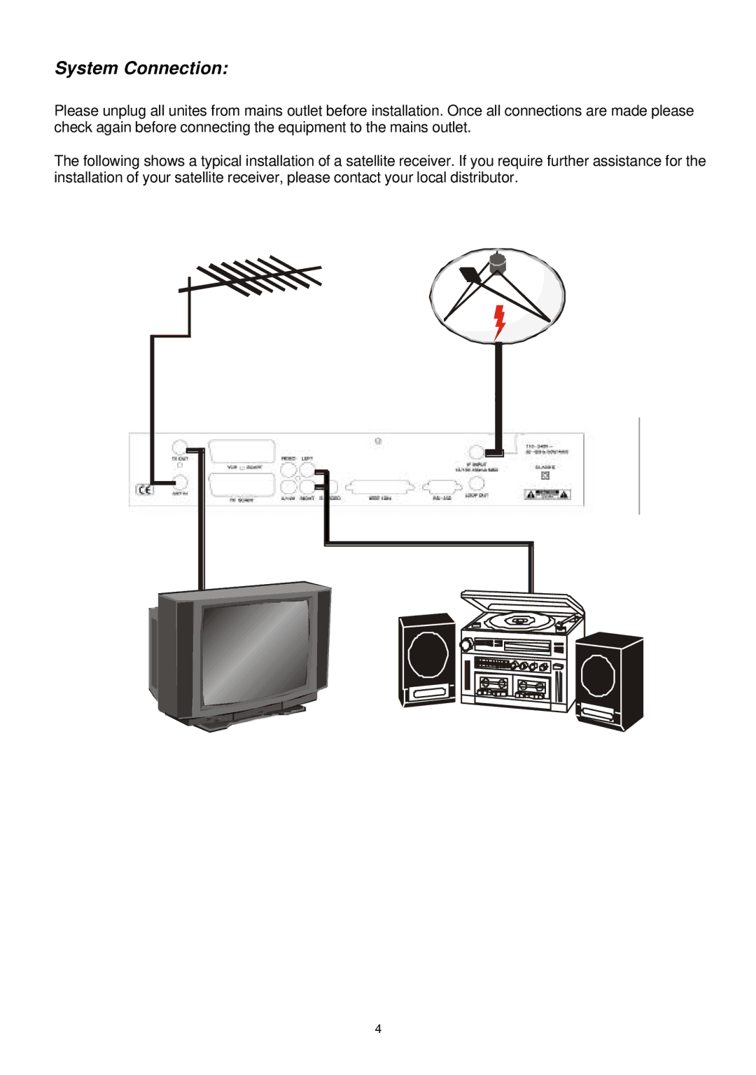 Samsung SADPCI-202 instruction manual System Connection 