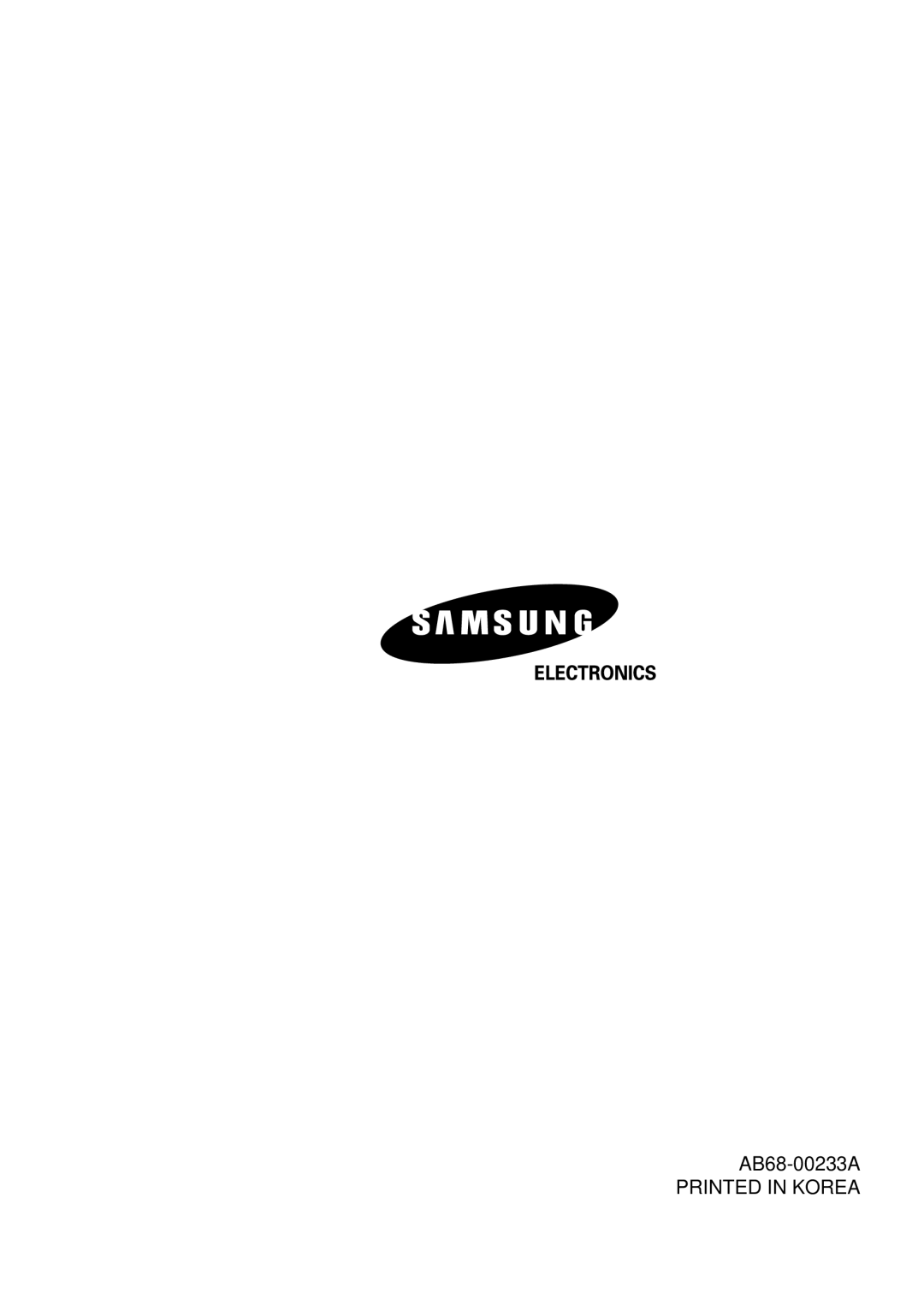 Samsung SADT-101WM manual AB68-00233A 