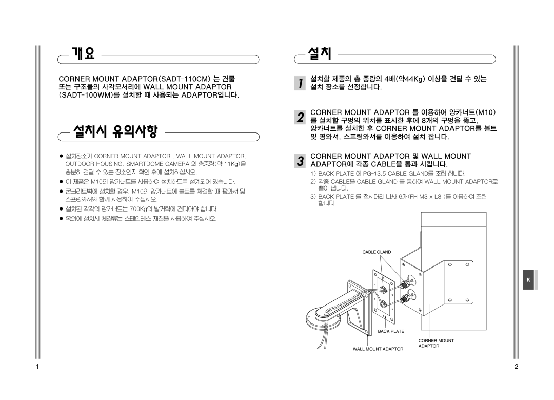 Samsung Sadt-110cm installation manual 