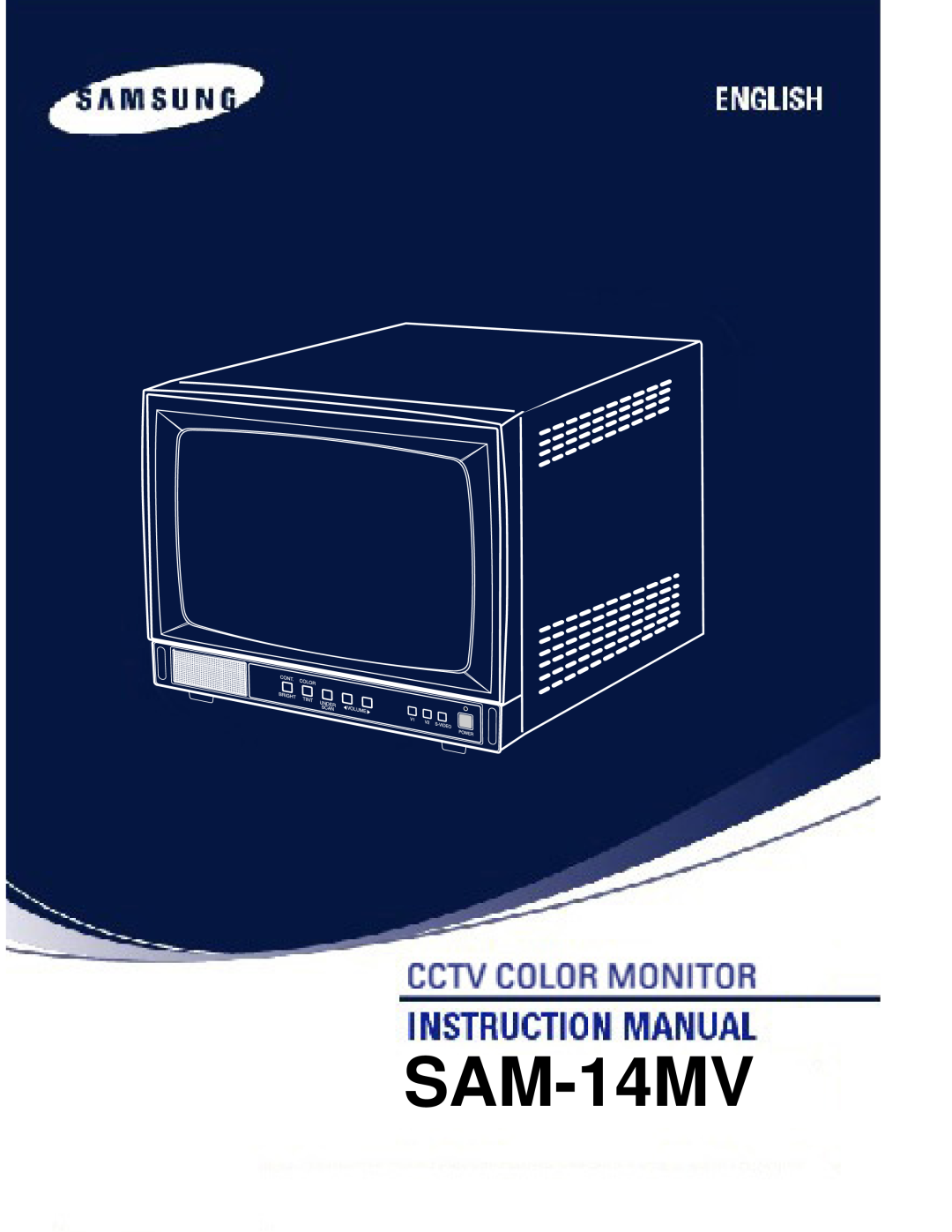 Samsung SAM-14MV manual 