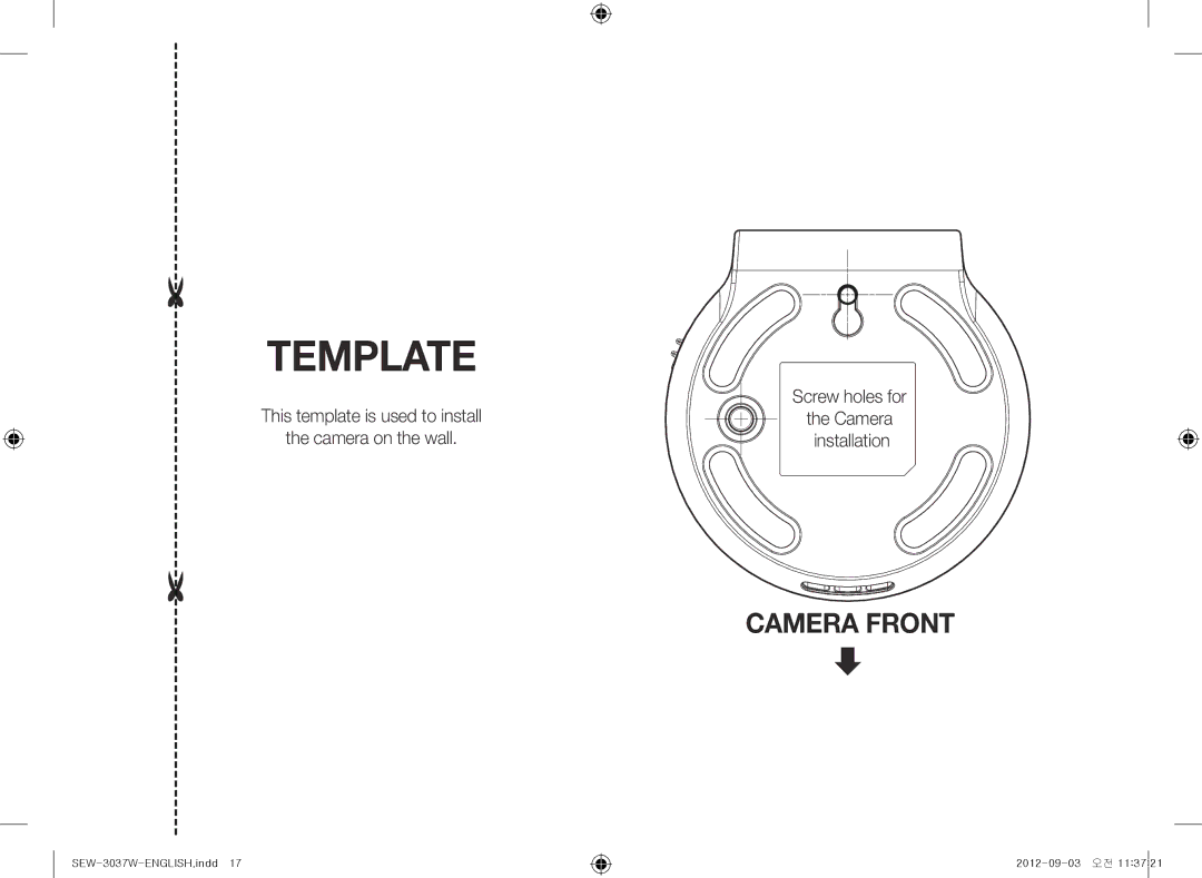 Samsung sew-3037w, samsung techwin warranty Template, Camera installation 