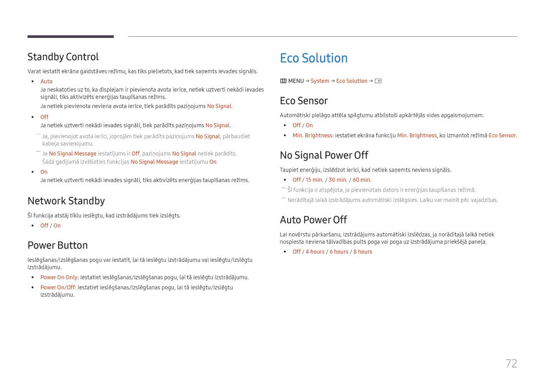 Samsung SBB-SNOWH3U/EN, LH025IFHSAS/EN manual Eco Solution 