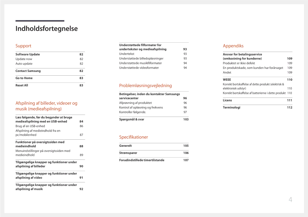 Samsung SBB-SS08EL1/EN manual Support 