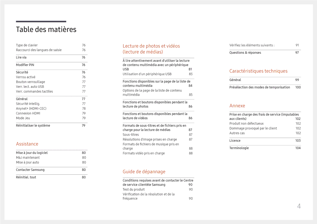 Samsung SBB-SS08FL1/EN manual Assistance 