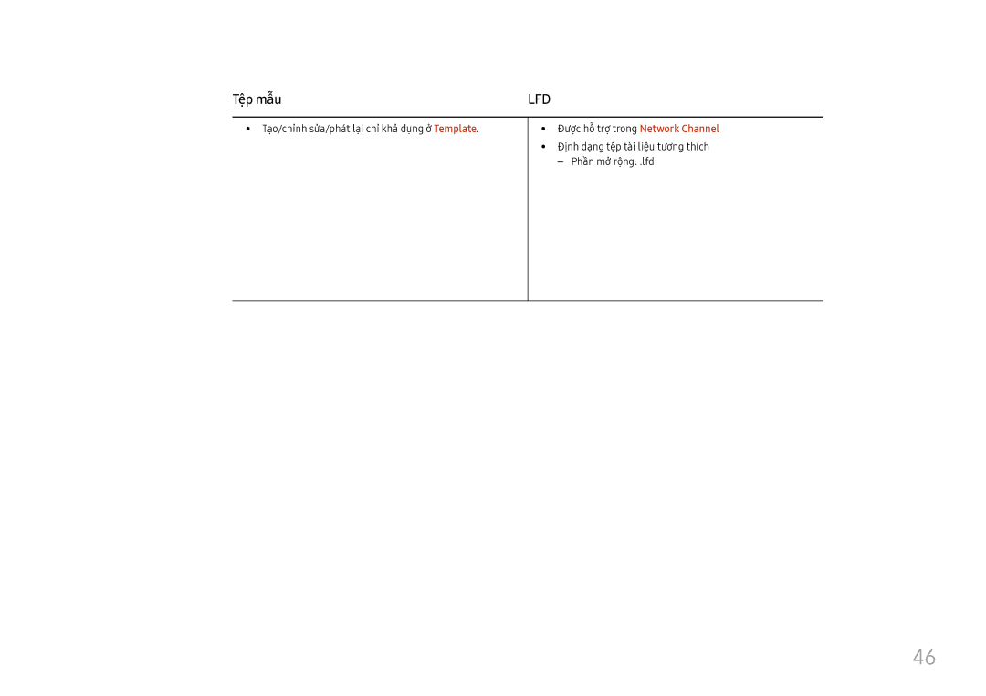 Samsung SBB-SS08FL1/XY manual Têp mâu, Lfd 