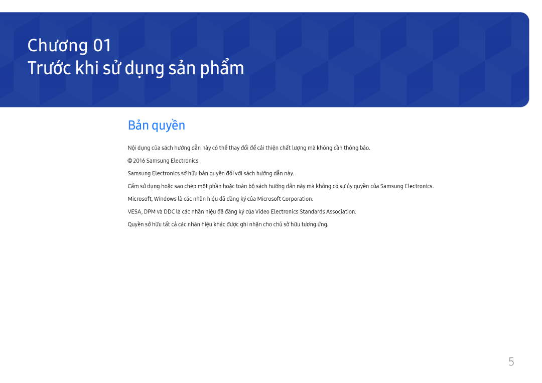 Samsung SBB-SS08FL1/XY manual Trươc khi sư dung sản phẩm, Bản quyền 