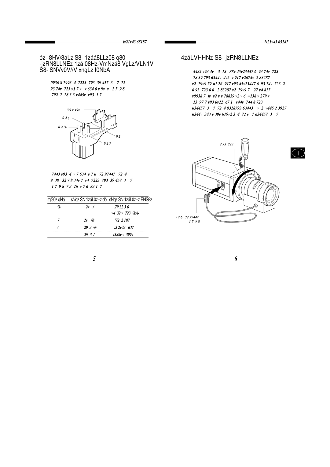 Samsung SBC-301AP, SBC-300AP manual Montaggio dell’obiettivo, Sorgente di, Non in uso 