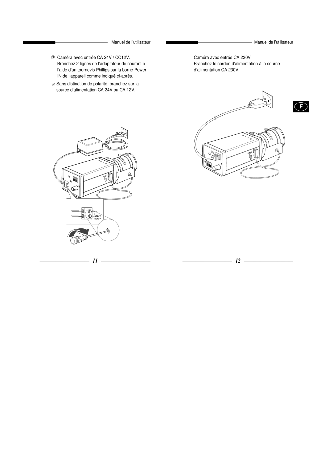 Samsung SBC-331AP, SBC-330AP manual Manuel de l’utilisateur 