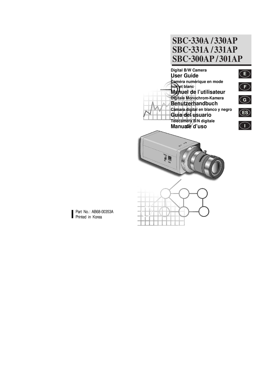 Samsung SBC-331AP/XEV manual User Guide, Manuel de l’utilisateur, Benutzerhandbuch, Guía del usuario, Manuale d’uso 