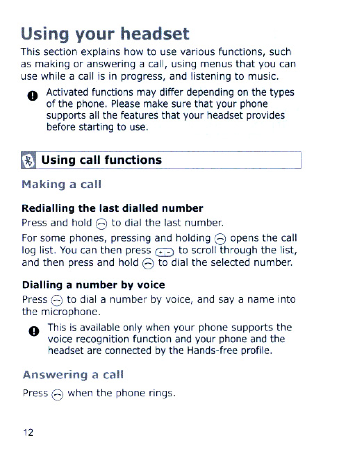 Samsung SBH170 manual 