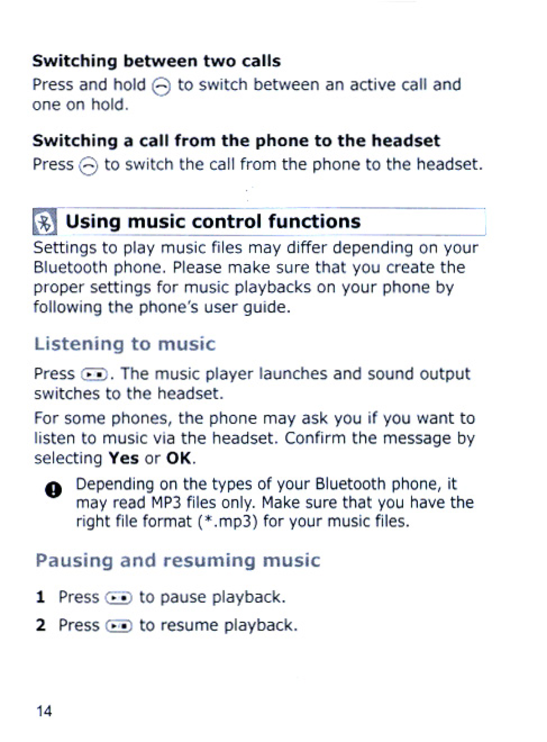 Samsung SBH170 manual 