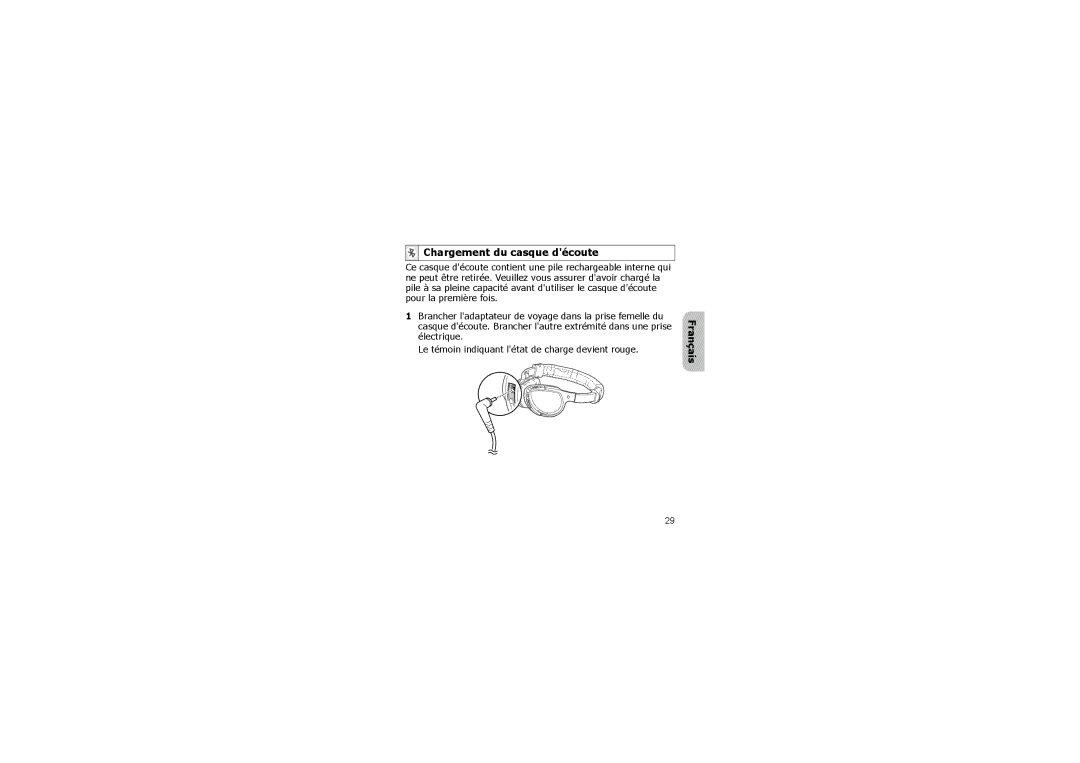 Samsung B013420, A3LSBH600, 649E-SBH600 manual Chargement du casque découte 