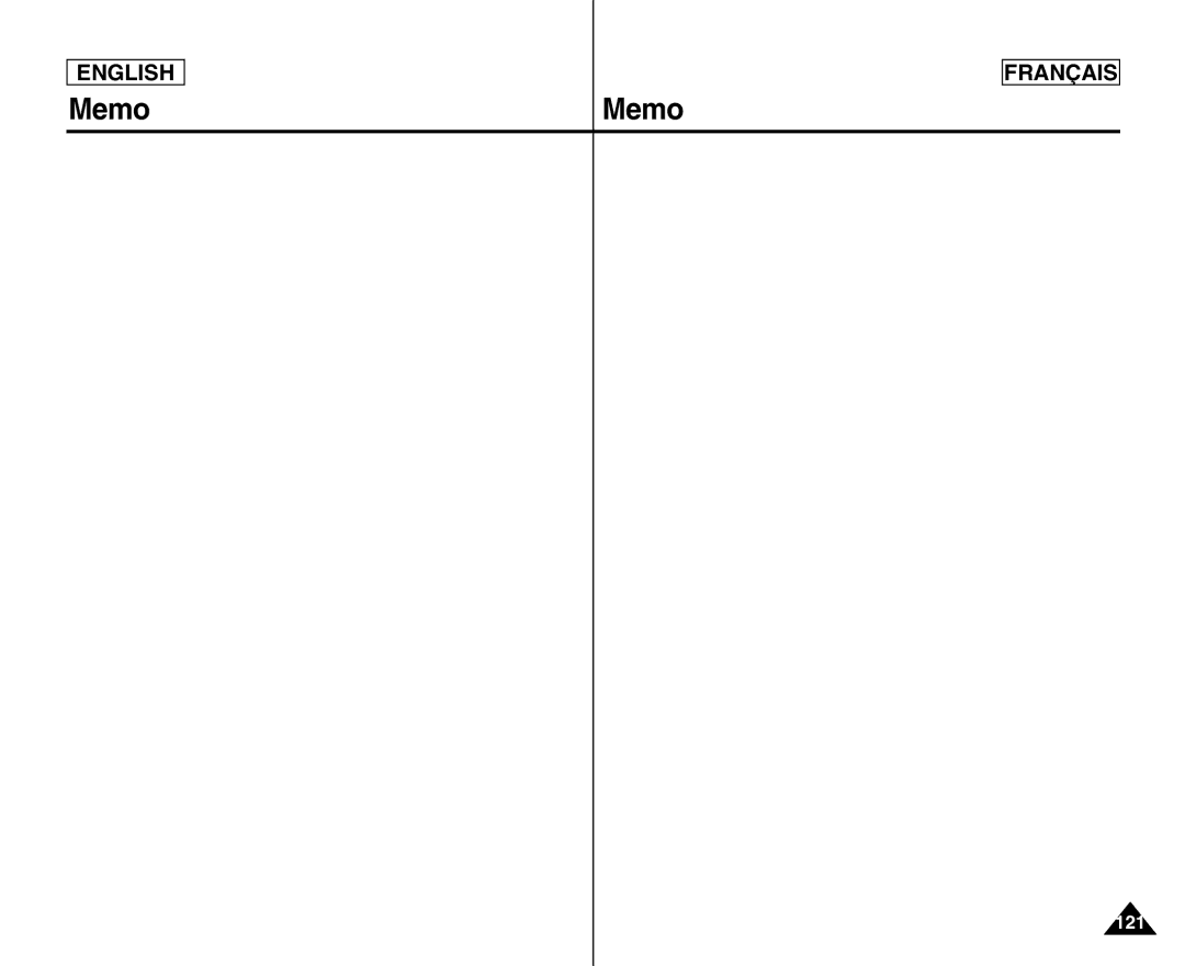 Samsung SC- D354 manuel dutilisation Memo 