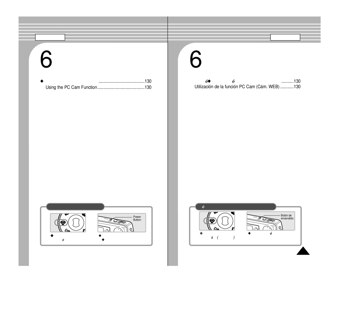 Samsung SC- MS10(S/BL/R), MS11(S/BL/R), MS15(S/BL/R) manual PC Cam mode, Using the PC Cam Function 