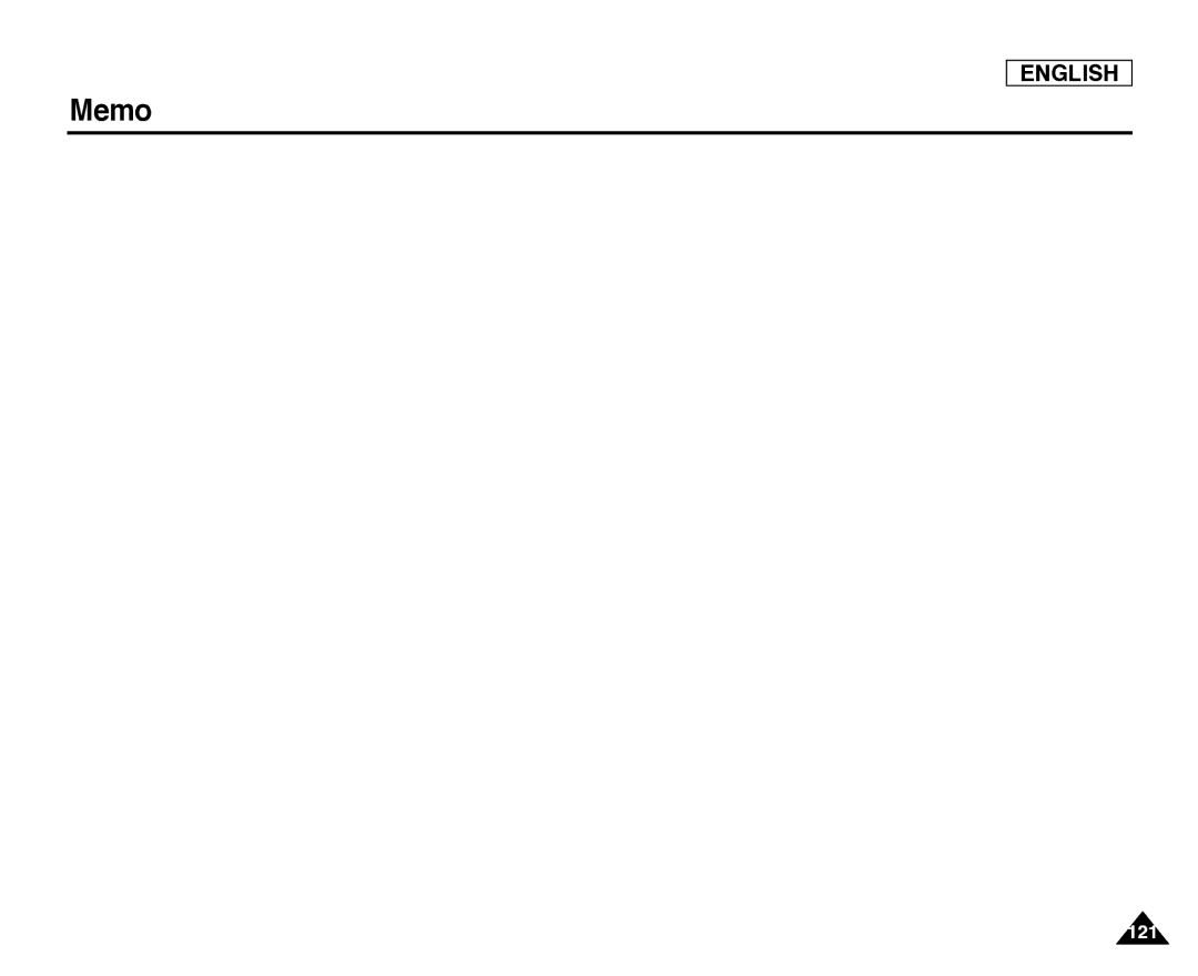 Samsung SC-D354, SC-D355, SC-D352 manual Memo 