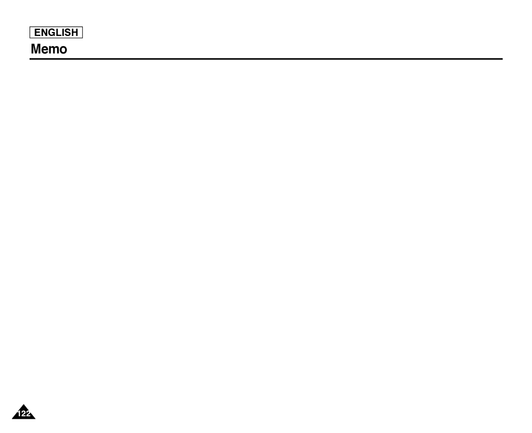 Samsung SC-D355, SC-D352, SC-D354 manual 122 