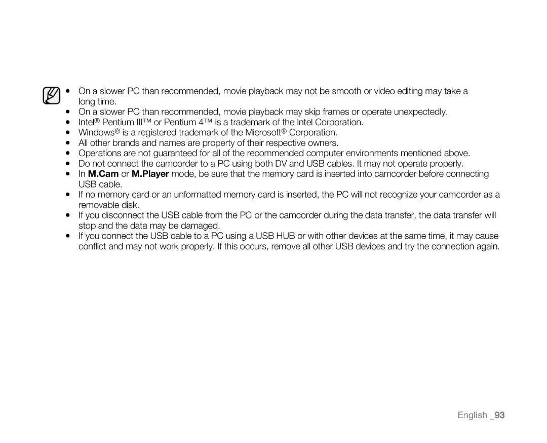 Samsung SC-D381 user manual English 