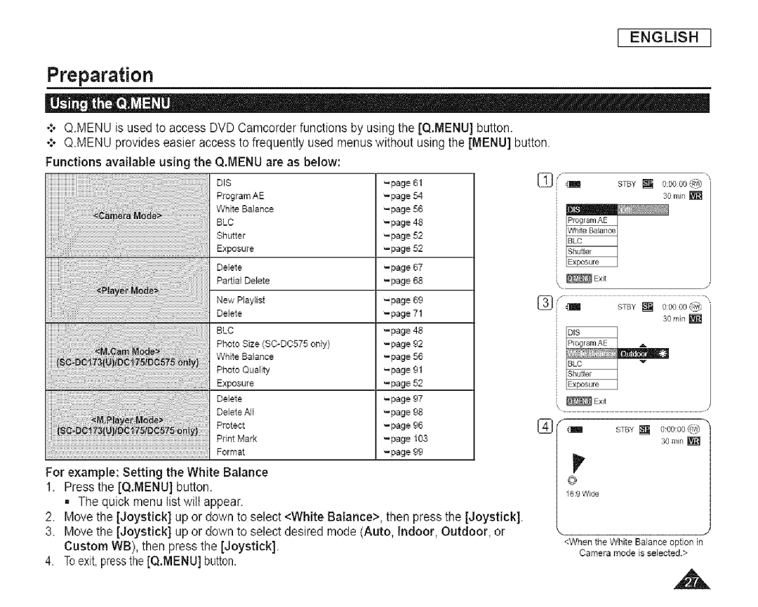 Samsung SC-DCl 73(U) manual Ere 