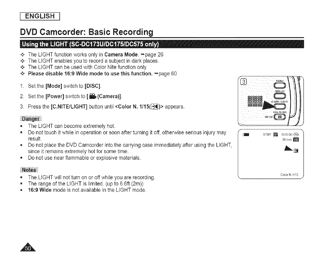 Samsung SC-DCl 73(U) manual O1/lill 