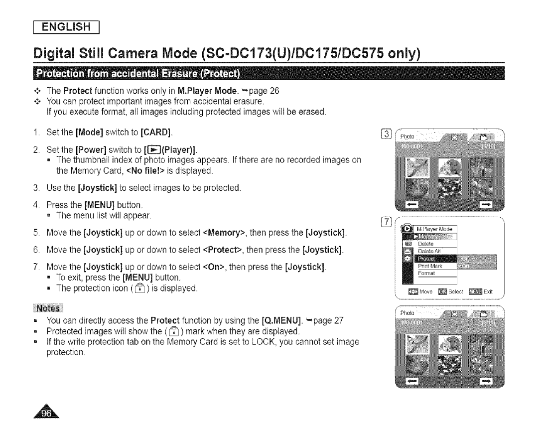 Samsung SC-DCl 73(U) manual Jave Select Exit 