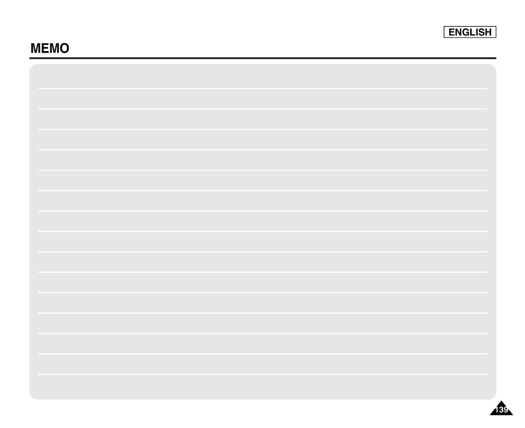 Samsung SC-X105L/X110L manual 139 